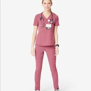 FIGS Mauve Kochi Skinny Scrub Pants XS